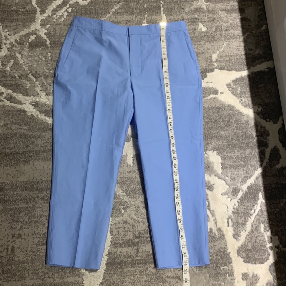 Zara Light Blue Straight Leg Pants - Picture 15 of 16